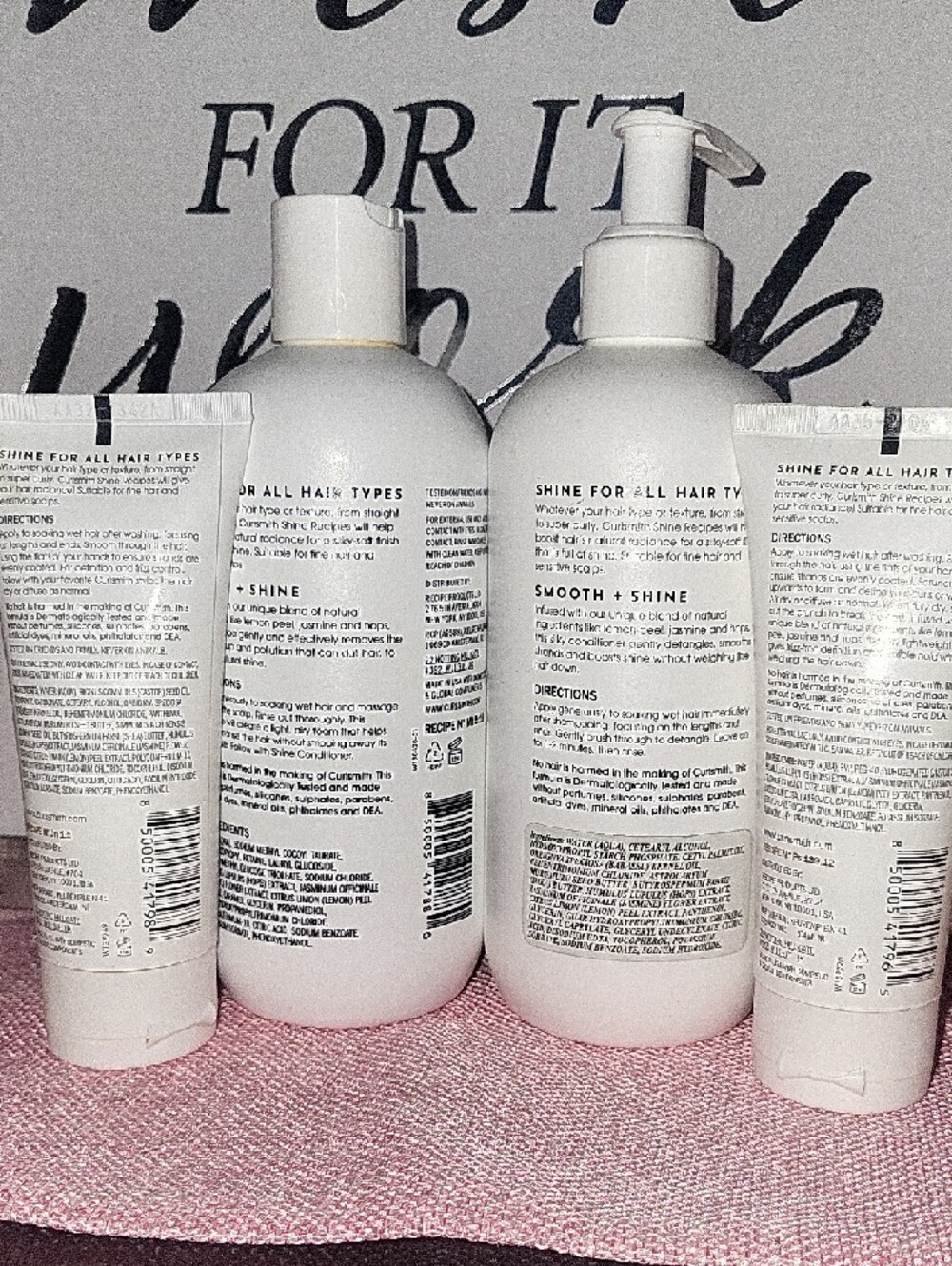 Curlsmith Fragrance Free Shine Shampoo & Conditioner Set - 4 Pcs - Picture 5 of 10
